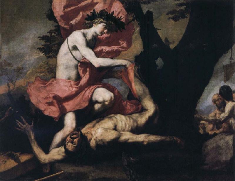 Jusepe de Ribera Apollo and Marsyas Sweden oil painting art